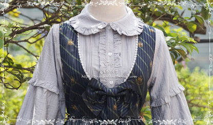 Tiny Garden - Ballade - Elegant Lolita Winter Doll Collar Shirt