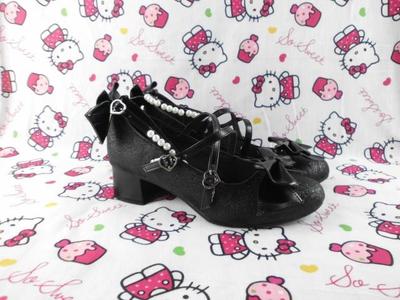 Antaina - Thin Heel Princess Lolita Shoes Plus Size 45-48