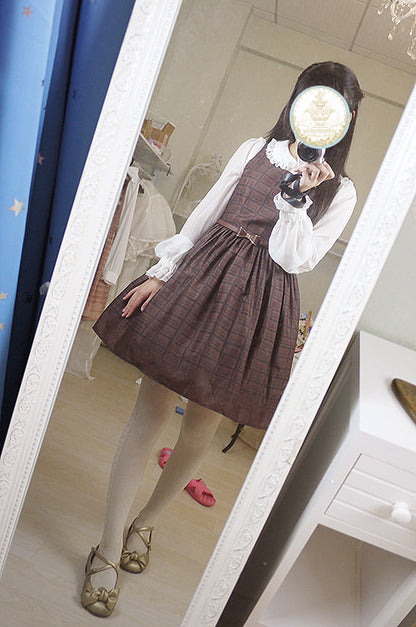 Chess Story - Le Chocolat - Elegant Lolita Macaron Chocolate Series JSK Dress