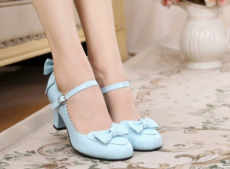 Sosic - Kawaii Lolita Round Toe Shoes