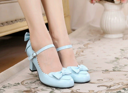 Sosic - Kawaii Lolita Round Toe Shoes