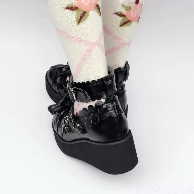 Antaina - Sweet Lolita Shoes Platform Shoes Multicolor
