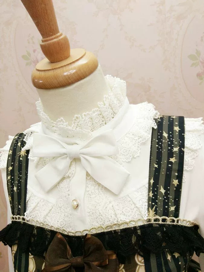Yilia Lolita - Stand Collar Classic Lolita Blouse