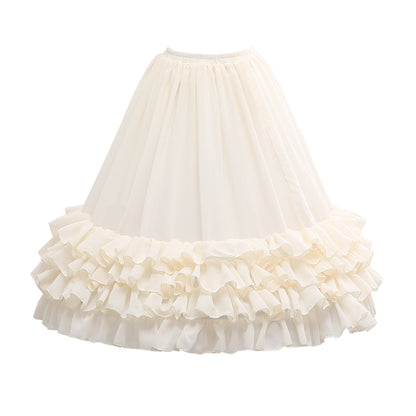 Manyiluo - Elegant Lolita A-type Carmen Adjustable Hoop Petticoat