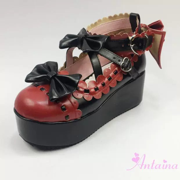 Antaina - Sweet Lolita Shoes Platform Shoes Multicolor