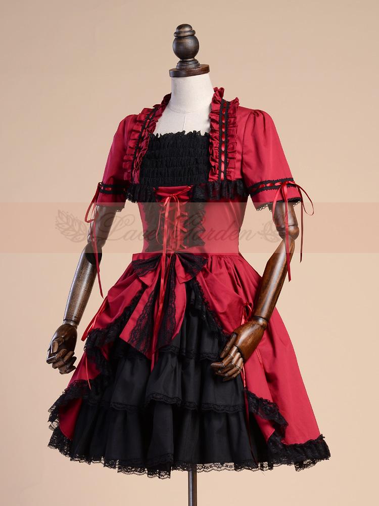 Lace Garden - Miss Rella - Vintage Retro Lolita OP Dress, Custom Sizes