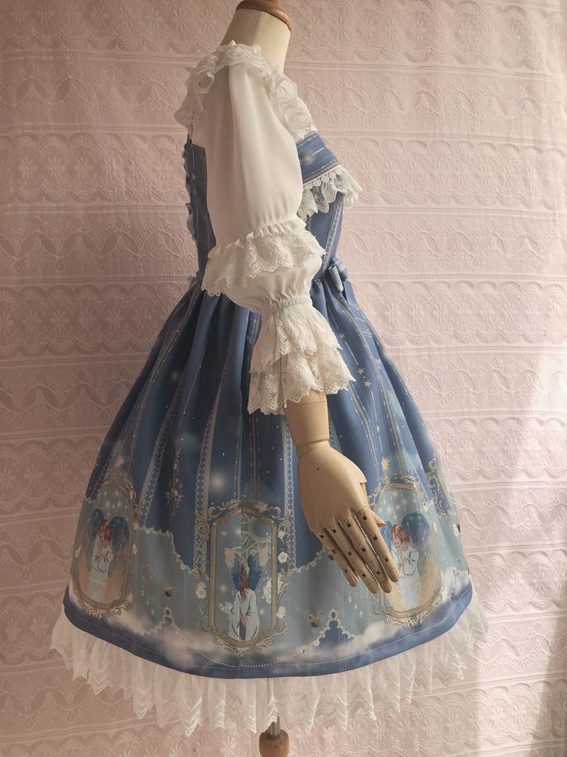 Yilia - Oriel's Blessing - Angel-themed Printed Lolita JSK