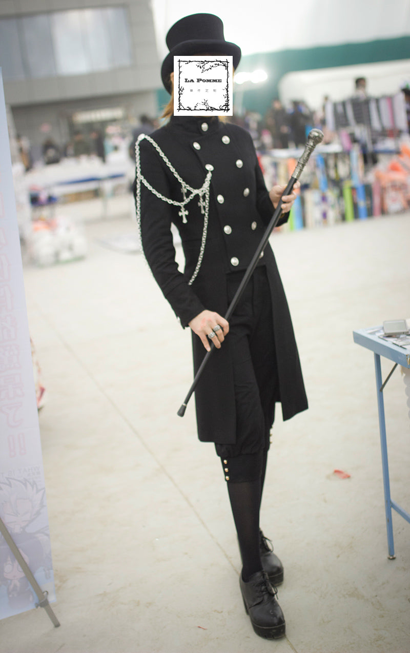 La Pomme - Rinngo Himoto - Ouji Lolita Neutral Cloak with Cross Chain