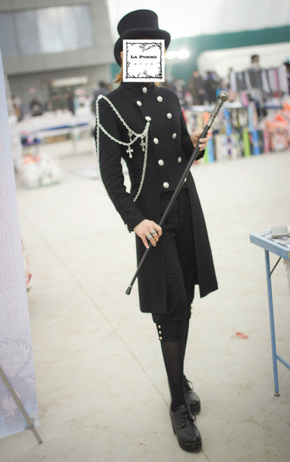 La Pomme - Rinngo Himoto - Ouji Lolita Neutral Cloak with Cross Chain