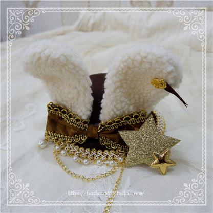 Fox Cherry-Alice Rabbit Ear Lolita Top Hat Multiple Colors