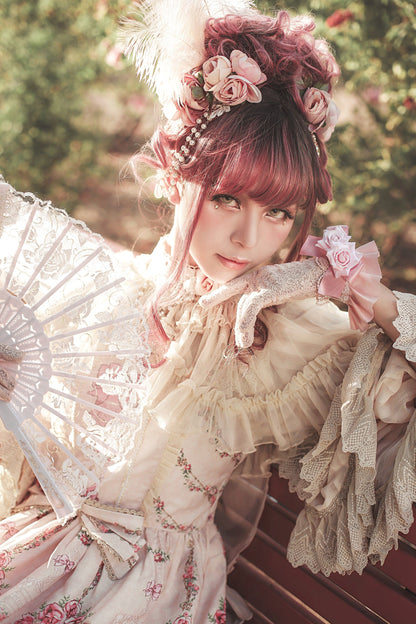 Infanta - Fairytale Town Prom - Printed Tea Party Classic Lolita JSK Suit