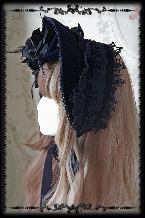 Infanta - Rose Sanctuary - Gothic Lolita Bonnet