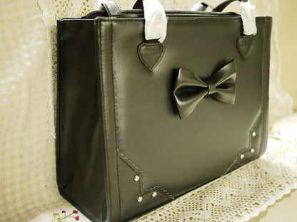 Loris - Solid Lolita Tote Bag With Large Capacity Customized Color