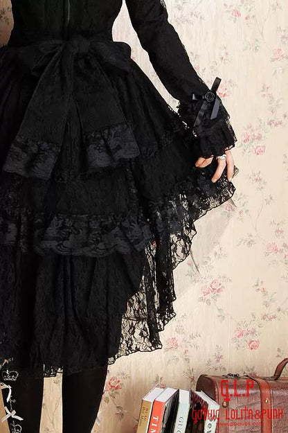 G.L.P - Sweet Lolita Dress Lace Long Sleeve Dress
