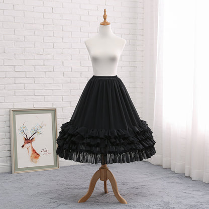 Manyiluo - Elegant Lolita A-type Carmen Adjustable Hoop Petticoat