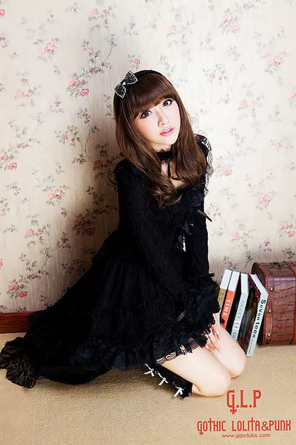 G.L.P - Sweet Lolita Dress Lace Long Sleeve Dress