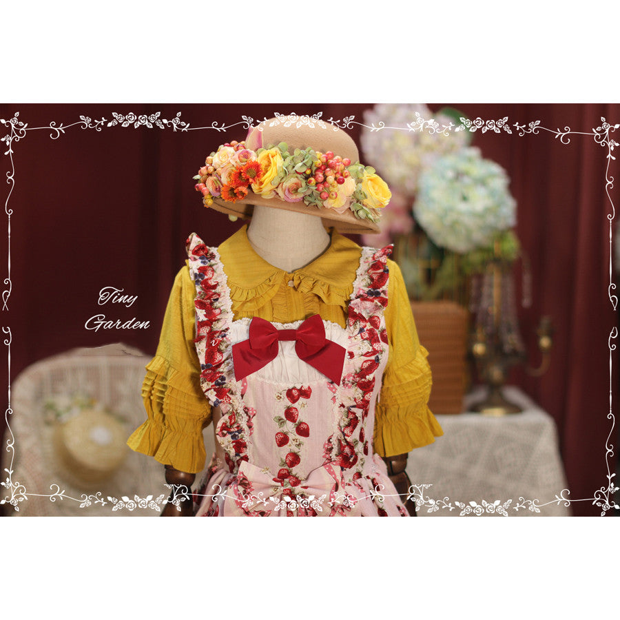 Tiny Garden - Robin - Kawaii Lolita Short Sleeve Blouse