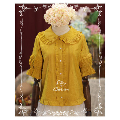 Tiny Garden - Robin - Kawaii Lolita Short Sleeve Blouse