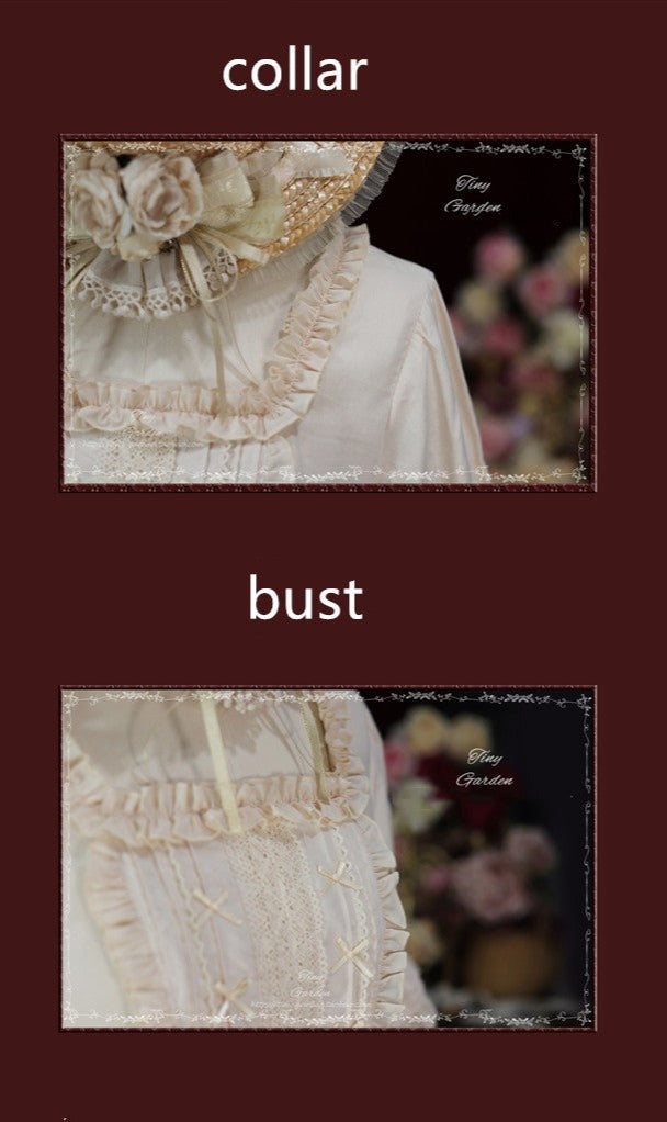 Tiny Garden - Vintage Ball - French Elegance Pin Tucks Lolita OP Dress