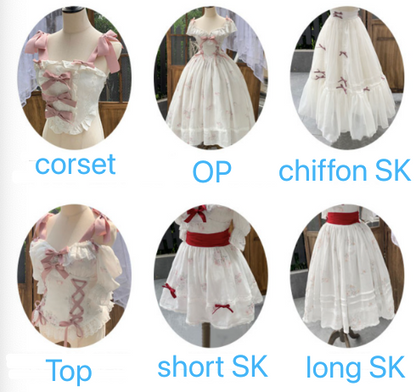 Sweet Wood - Elegant Floral Sweet Lolita OP Corset Accessory