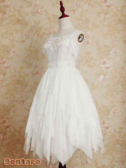 Sentaro - Little Whispers of Love - Multiple Colors Irregular Hem Lolita JSK