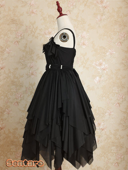 Sentaro - Little Whispers of Love - Multiple Colors Irregular Hem Lolita JSK