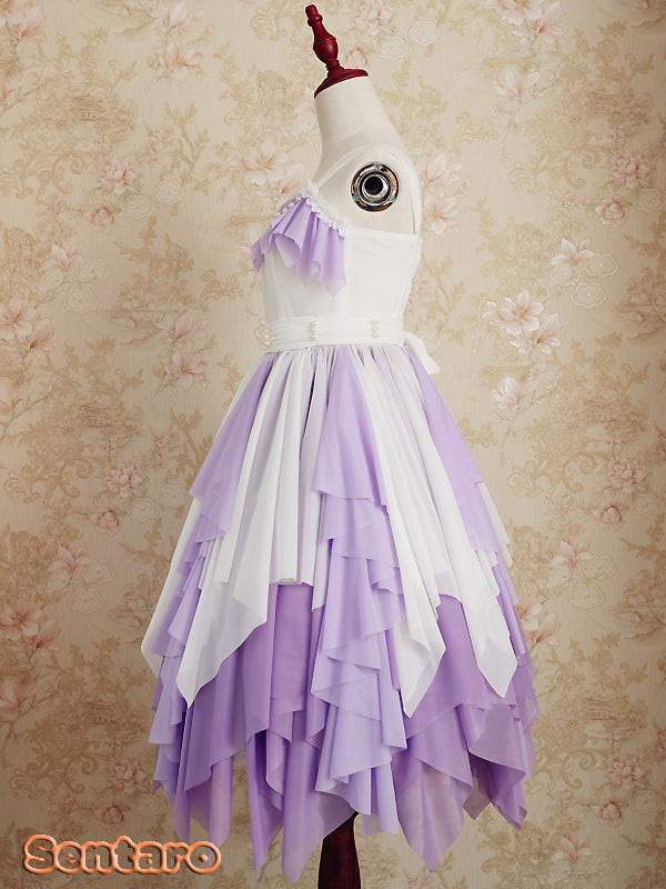 Sentaro - Little Whispers of Love - Multiple Colors Irregular Hem Lolita JSK