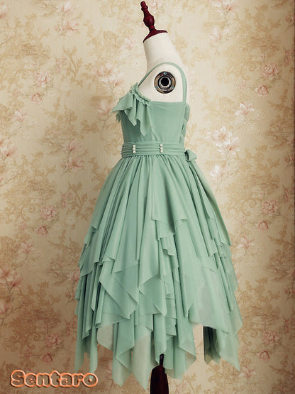 Sentaro - Little Whispers of Love - Multiple Colors Irregular Hem Lolita JSK