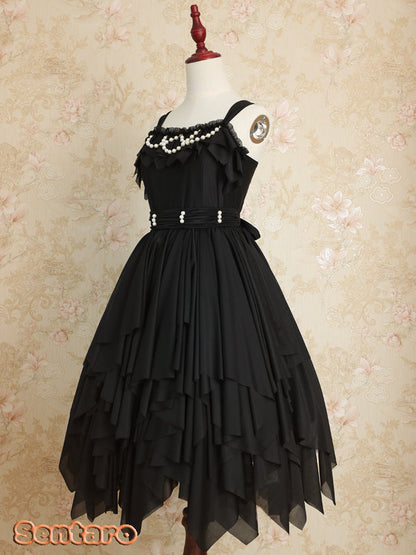 Sentaro - Little Whispers of Love - Multiple Colors Irregular Hem Lolita JSK