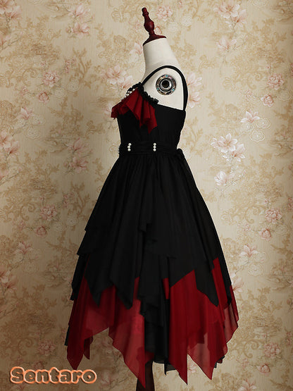 Sentaro - Little Whispers of Love - Multiple Colors Irregular Hem Lolita JSK