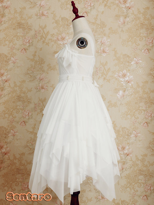 Sentaro - Little Whispers of Love - Multiple Colors Irregular Hem Lolita JSK