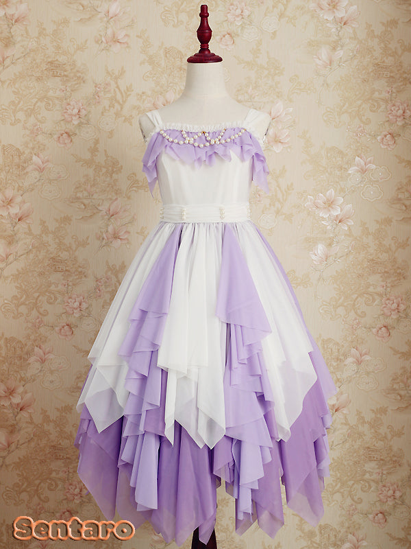 Sentaro - Little Whispers of Love - Multiple Colors Irregular Hem Lolita JSK