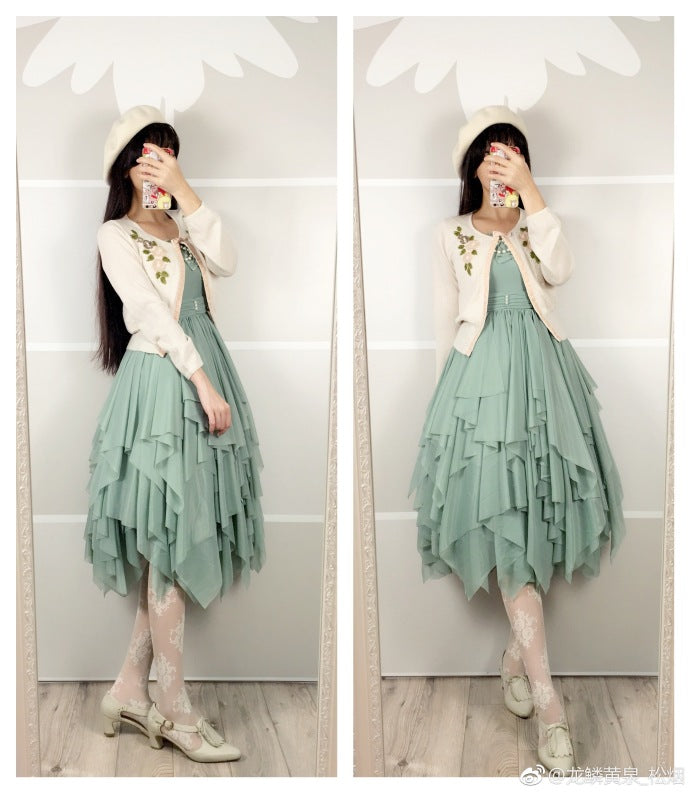 Sentaro - Little Whispers of Love - Multiple Colors Irregular Hem Lolita JSK