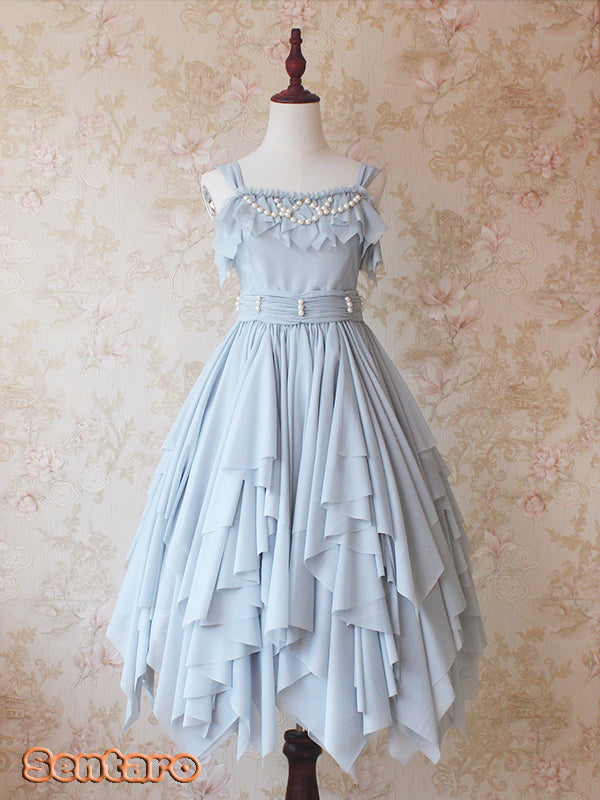 Sentaro - Little Whispers of Love - Multiple Colors Irregular Hem Lolita JSK