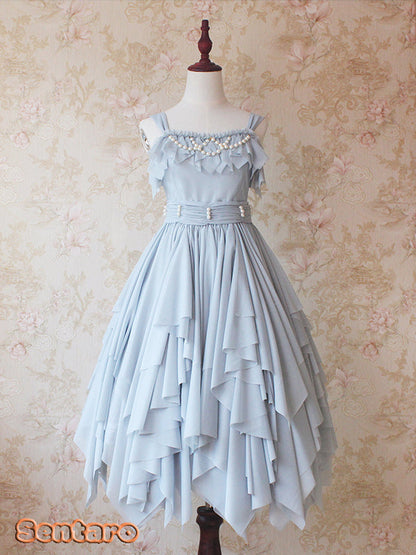 Sentaro - Little Whispers of Love - Multiple Colors Irregular Hem Lolita JSK