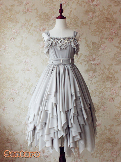 Sentaro - Little Whispers of Love - Multiple Colors Irregular Hem Lolita JSK