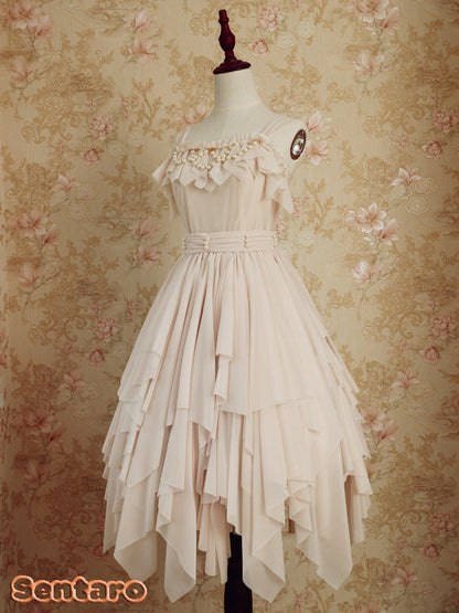 Sentaro - Little Whispers of Love - Multiple Colors Irregular Hem Lolita JSK