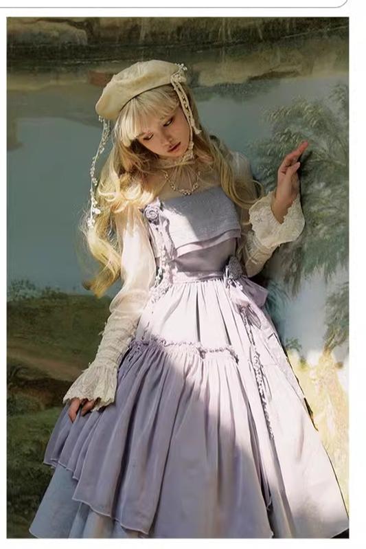 Nuit De Cellophane - A Thousand Moonfalls - Elegant Lolita JSK Dress Thin Cardigan
