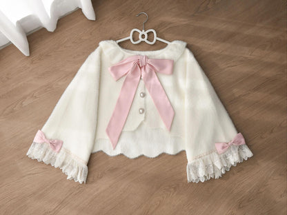 MIST - Qian's Letter - Sweet Lolita Sweater Winter Cardigan Coat