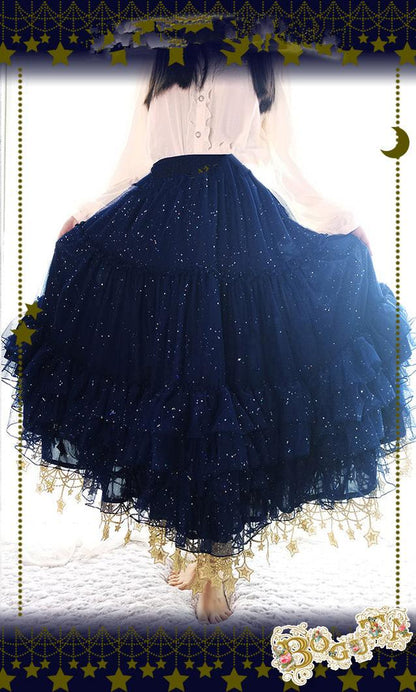 Boguta - Starry Night - 60/70/80cm A-line Lolita Petticoat