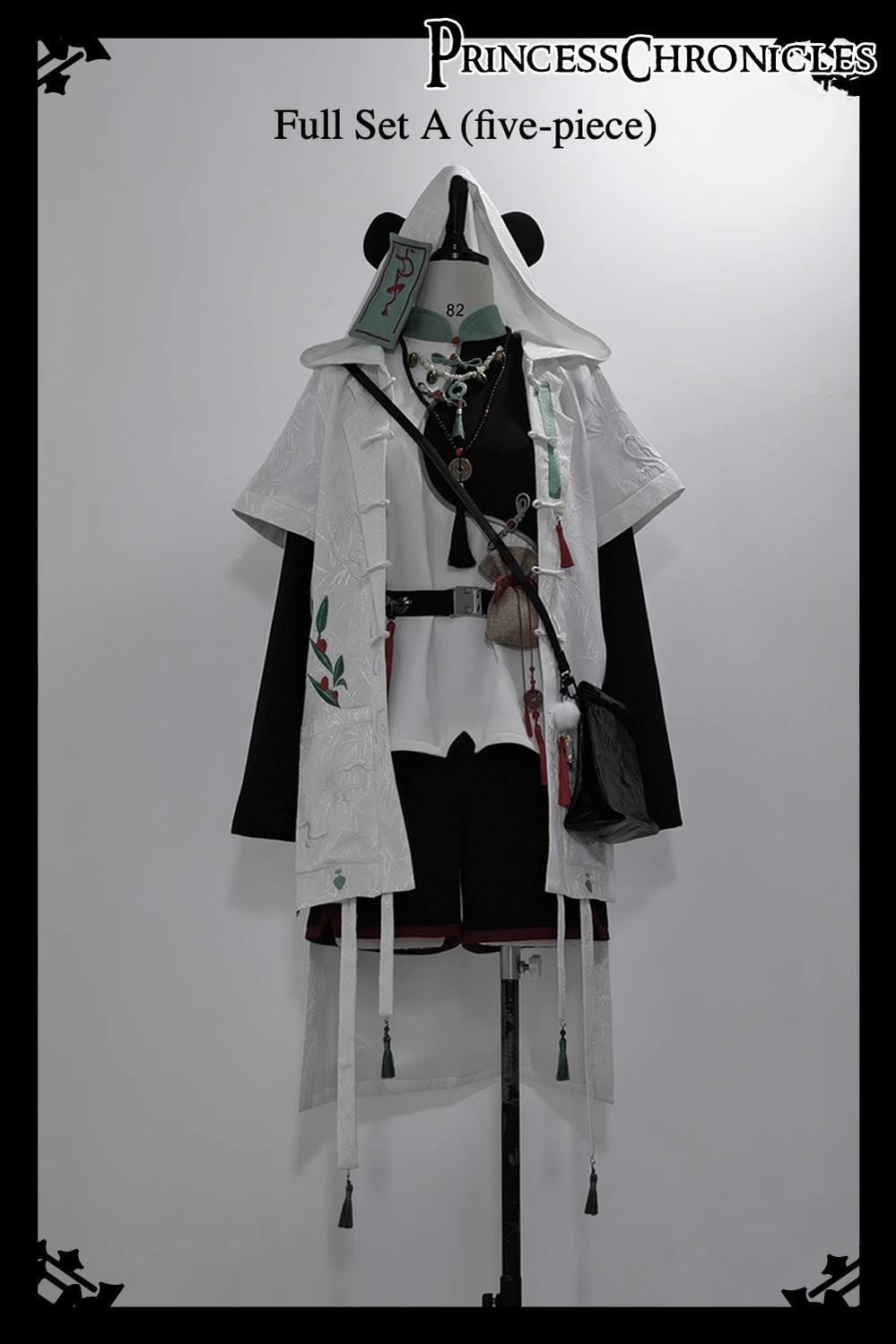 Princess Chronicles - Bamboo Panda - Han Lolita Shirt Full Set Chinese Style Unisex Set