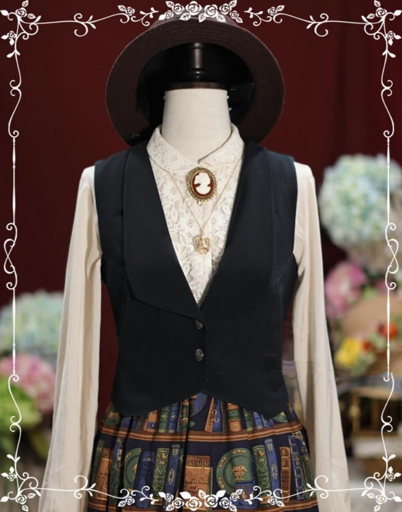 Tiny Garden - Old Love Songs - Lolita Elegant Vintage SK and Waistcoat