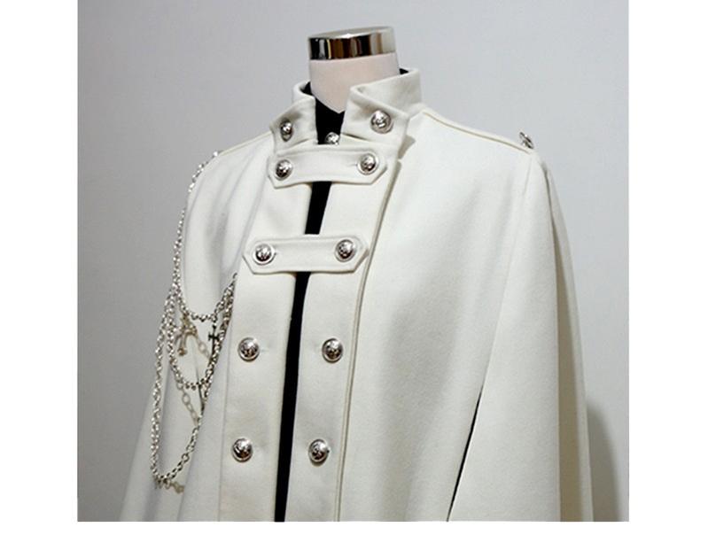 La Pomme - Rinngo Himoto - Ouji Lolita Neutral Cloak with Cross Chain