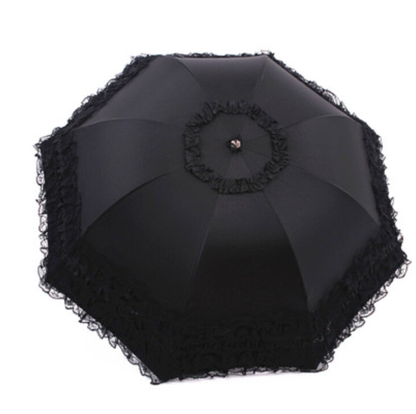 Qiteng - Daily Lolita Lace Princess Sunshade Parasol