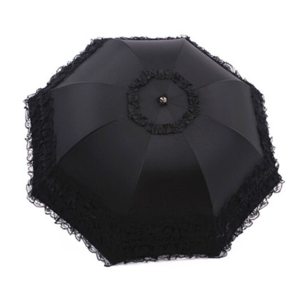 Qiteng - Daily Lolita Lace Princess Sunshade Parasol