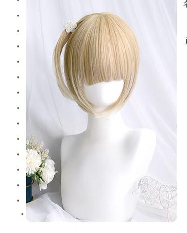 Sinwavy - Pandora's Box - Lolita Short Wig with Cute Double Ponytails
