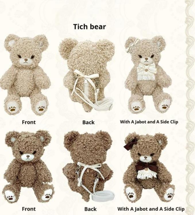 Mademoiselle Pearl - Pearl Doll Cabinet - Kawaii Lolita Plush Doll Bag with Outfit