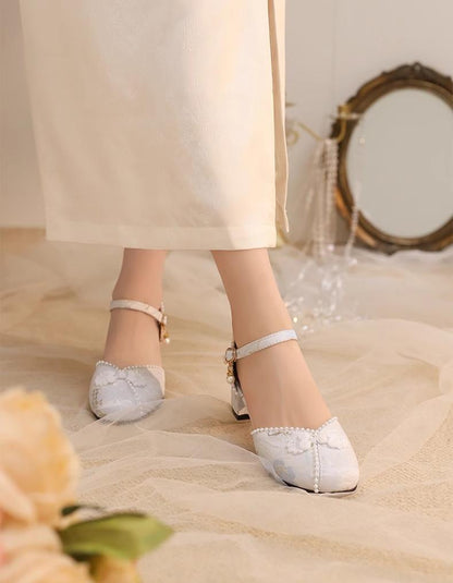 Yana - Heart Jade Yana - Qi Lolita Shoes Chunky Heels