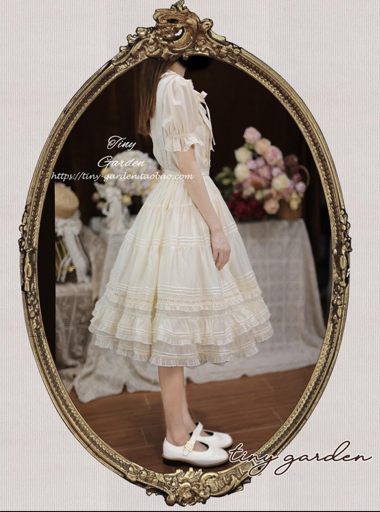 Tiny Garden - Swallowtail Butterfly - Elegant Lolita Salopette Multicolors