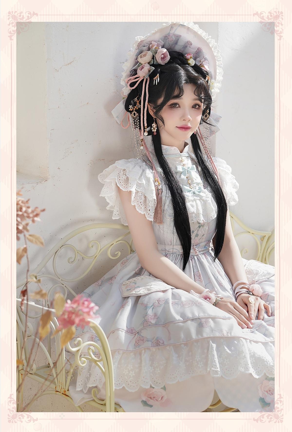 Bramble Rose - Exquisite Luo Shen - Qi Lolita OP Dress Chinese Style Lolita JSK